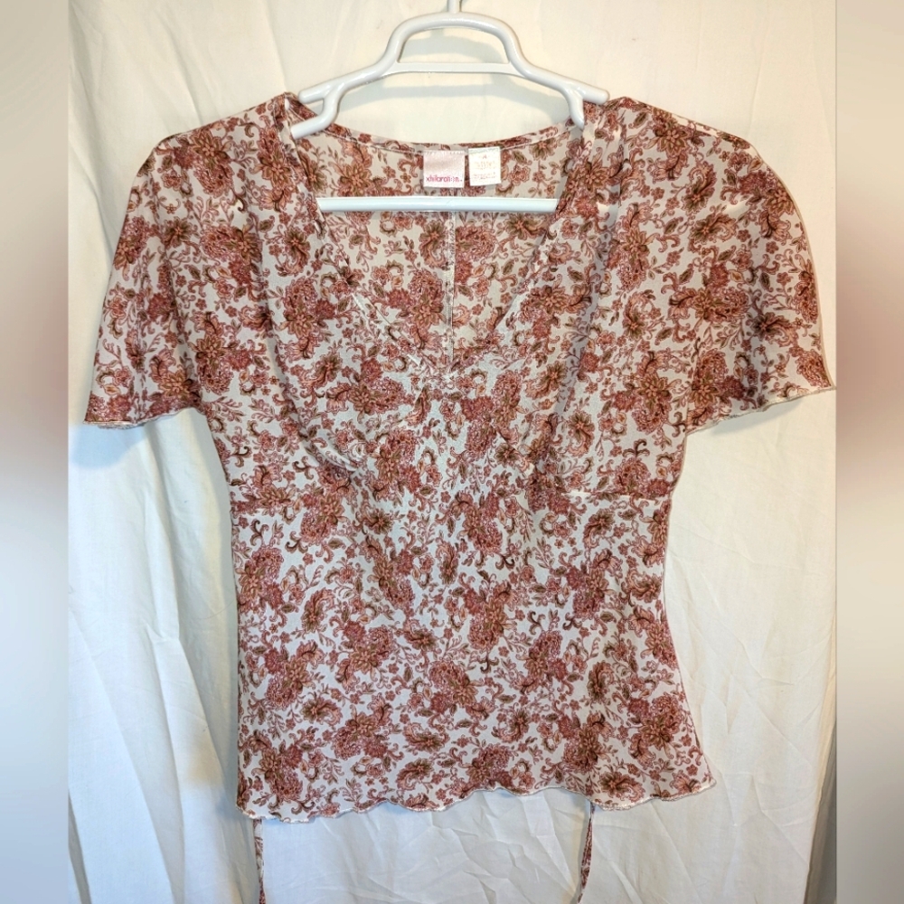 Floral blouse XL